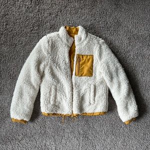 Reversible Mustard Puffer Jacket